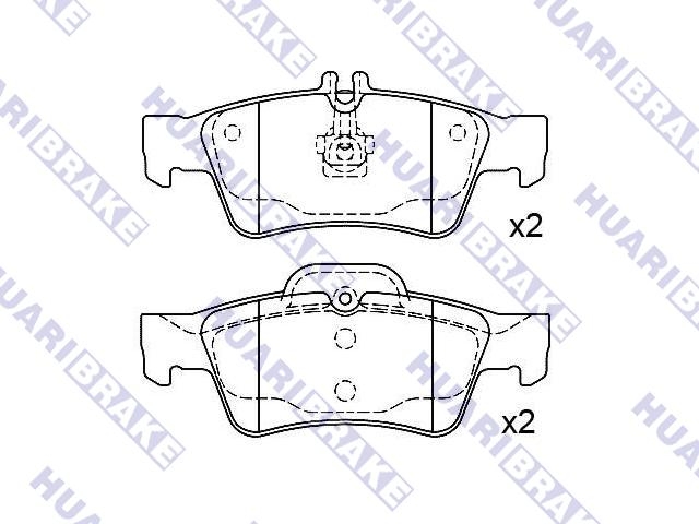 Brake Pad Set:003 420 51 20