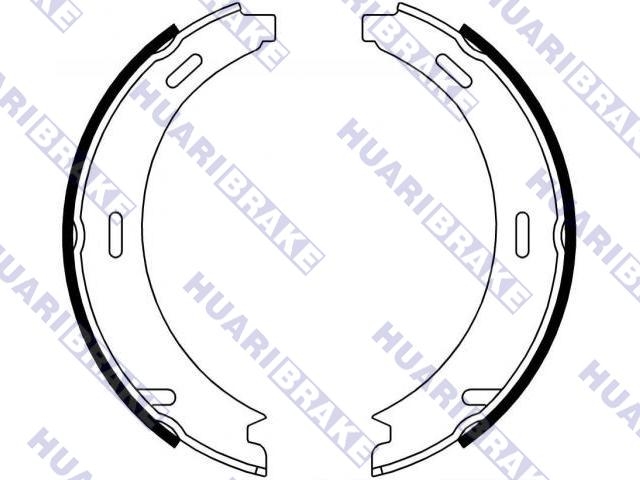 Brake Shoe Set:124 420 07 20