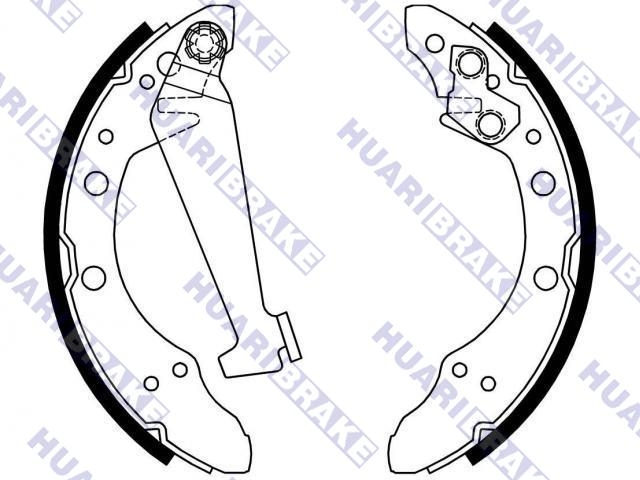 Brake Shoe Set:1H0 698 525 X
