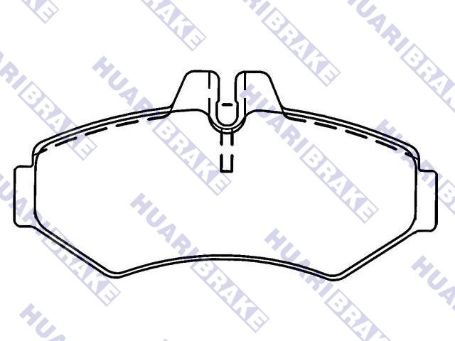 Brake Pad Set:2D0 698 451 B