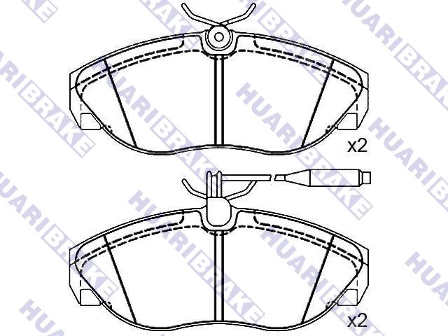 Brake Pad Set:4251.17