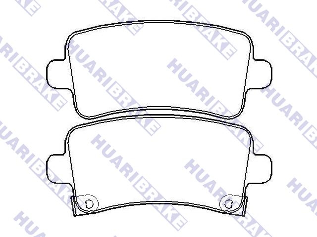 Brake Pad Set:16586609