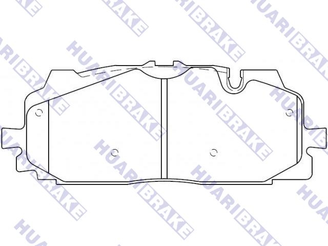 Brake Pad Set:4M0 698 151 AA