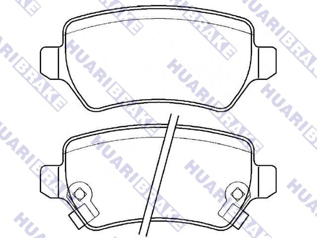 Brake Pad Set:93176118