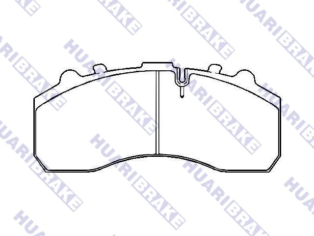 Brake Pad Set:299 2348