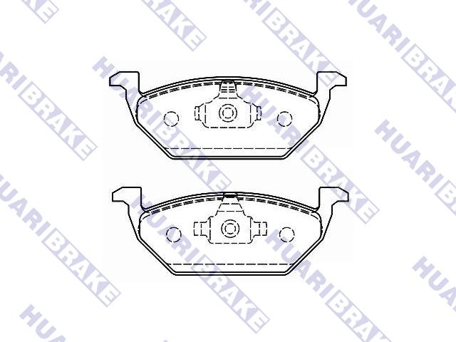 Brake Pad Set:1J0 698 151 A